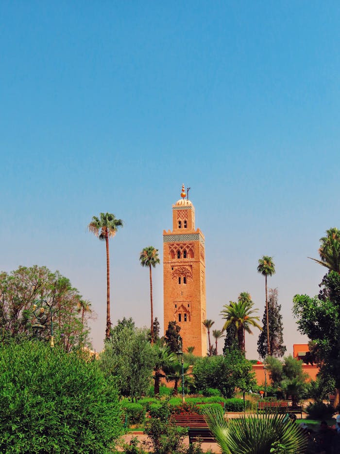 Kutubiyya Mosque in Marrakesh, Morocco